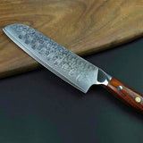 Couteau Santoku damassé Ryōri 18cm 5