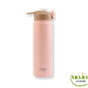 Gourde isotherme paille Bouteille 500ml Rose