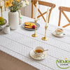 Nappe de table brodée Nieve 135cm 4