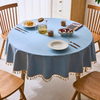 Nappe ronde Bleue Runden 3