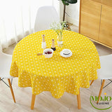 Nappe ronde Jaune 120cm 1