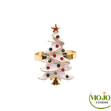 Rond de serviette sapin Sapin en neige