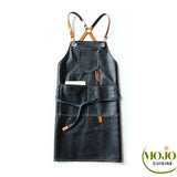 Tablier de cuisine cuir synthétique Noir