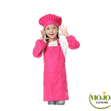 Tablier de cuisine enfant Rose / 4 à 8 ans