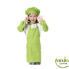 Tablier de cuisine enfant Vert / 4 à 8 ans